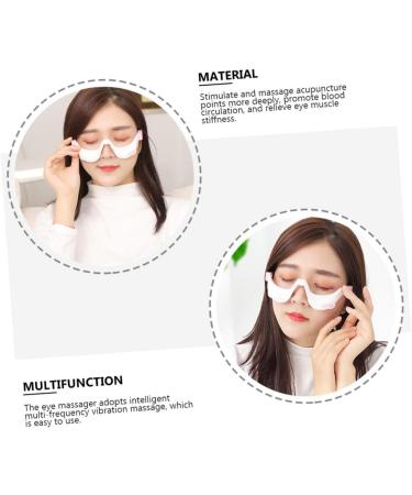minkissy 1 Pc Masseur Oculaire Soin Des Yeux Protecteur Oculaire lectronique il Masseurs Facial Appareil De Massage Des Yeux Blanche Acier Inoxydable - Buy Online on GoSupps.com
