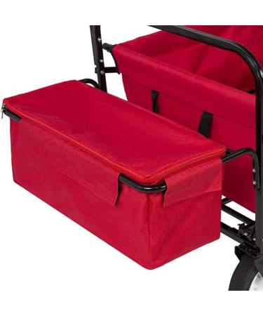 Foldable Utility Wagon Collapsible Sports Outdoor Cart with Removable Canopy Large Capacity and Tilting Handle for Camping Beach Sporting Events Concerts Shopping - Buy Online on GoSupps.com