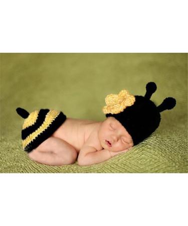 Handmade Baby Knitting Photography Props - Little Bee Black - Buy Online on GoSupps.com