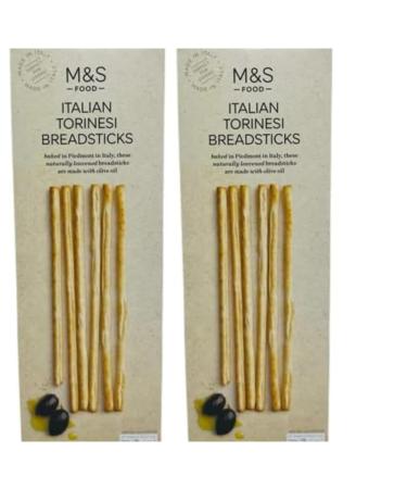 Marks & Spencer Italian Torinesi Breadsrticks 125g M&S Food - 2 Pack in Premier Life Store Box