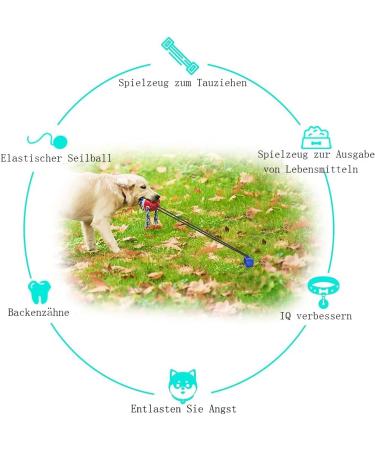 Anyingkai Outdoor Tug-of-War Dog Toy - Multifunctional Elastic Rope Ball & Chicken Tool for Puppies | International Shipping Available - Buy Online on GoSupps.com