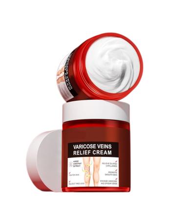 Saluaqui 80g Varicose Veins Relief Cream Varicose Veins Cream Professional Varicose Vein Treatment Calf Muscle Cream for Legs Relief Phlebitis
