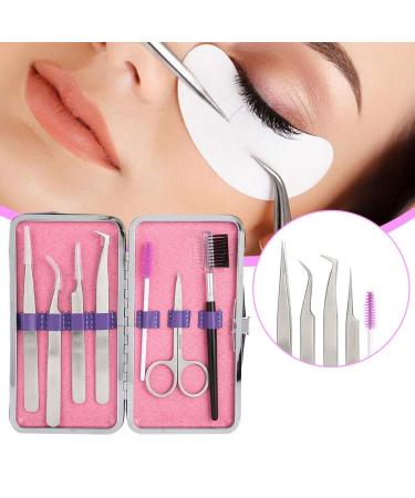 Professional Eyelash Extensions Tool Set - Eyelash Extension Scissors Tweezers & Lash Starter Kit for Makeup Practice - Buy Online on GoSupps.com