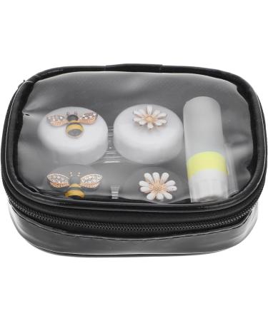 Exceart Mirror Film & Stylish Contact Lens Set - Premium Portable Holder Mini Box & Color Options - Buy Online on GoSupps.com
