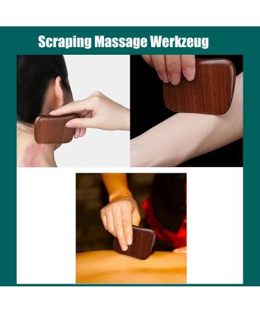 Miupoo Wood Gua Sha Massage Kit - 3-Piece Face & Body Roller Set for Cellulite & Trigger Point Relief - Buy Online on GoSupps.com