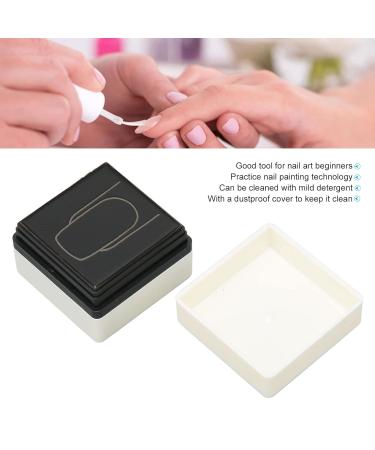 Nail Art Stamper for Square Nails - Reusable Hand-Painted Manicure Tool with Cover for DIY Designs - Buy Online on GoSupps.com