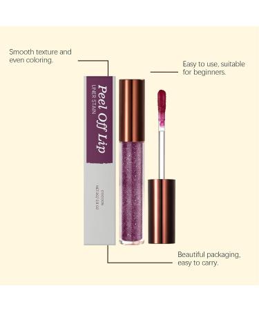 Peel-Off Lip Gloss - Compact 3G | Long-Lasting Peel-Off Lip Tint Highly Pigmented Finish | Smooth Lightweight and Naturally Shiny Formula for Makeup - Buy Online on GoSupps.com