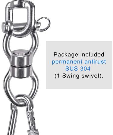 SELEWARE Silent Bearing Swing Swivel  360 Rotational Device Hanging Accessory with Removeable Buckle for Tree Swing  Hammock Chair  Climbing Rope  Yoga  Kids Swing Swivel 1200LB Capacity Swivel - Style A - Buy Online on GoSupps.com