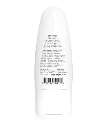 Carpe Exfoliating Underarm Scrub - Boost Deodorant Performance | Minty Fresh Armpit Exfoliator for Men & Women (3 Pack 3.3 Fl Oz - Buy Online on GoSupps.com