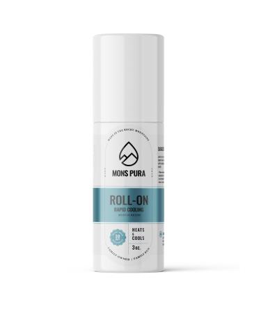 Rapid Cooling Muscle Relief Roll On: Soothe Sore Muscles Ease Joint Pain Alleviate Backaches Combat Arthritis Discomfort 3OZ