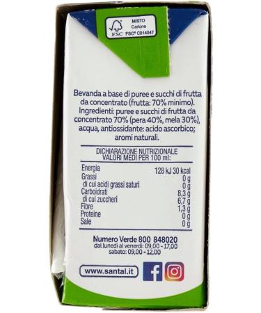  Santal Santal Pear Drink 3 x 200 ml - Buy Online on GoSupps.com