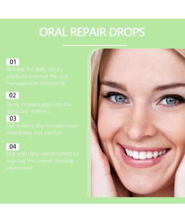 Natural Gum Repair Drops for Adults 60ml Mint Flavor Relieves Receding Gums Bad Breath & Dry Mouth Alcohol-Free Oral Care Solution - Buy Online on GoSupps.com