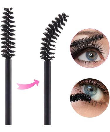 Disposable Eyelash Brushes KANOSON 200 Pieces Mascara Wands Lash Brush with Bendable Head Eyelash Applicator Eyebrow Spoolie Eyelash Brush for Extensions Multicolor - Buy Online on GoSupps.com