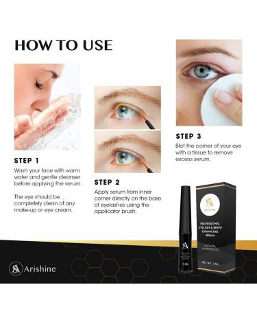 Advanced Eyelash Growth Serum - 3ML | Enhance and Strengthen Lashes - Buy Online on GoSupps.com