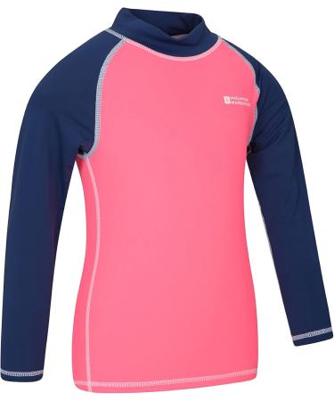 Buy Mountain Warehouse Kids Long-Sleeved Wetsuit with UV Protection - Fuchsia Rash Guard for Boys & Girls 2-3 Years - Buy Online on GoSupps.com