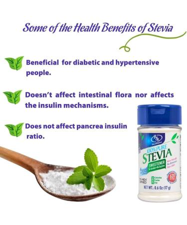 Stevia Powder 100% Pure 0.6 Oz - Green Leaf Extract, 620 Servings, Zero Calorie, Keto Friendly - No Artificial Sweeteners | 0.6 Ounce (Pack of 1) - Buy Online on GoSupps.com