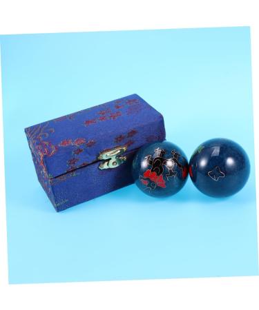 Lurrose 2-Pack Asian Meditation Balls - Hand Exercise & Feng Shui Baoding Balls with Bell for Fitness & Relaxation - Buy Online on GoSupps.com