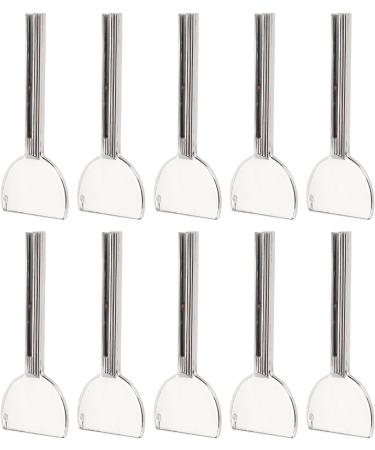 Metal Squeezing Tube Stainless Steel Widely Use Half Round Wrench Shape Avoid Wasting 10pcs Roller Wrench Tube Can Be Hanged for Hair Dye - Buy Online on GoSupps.com