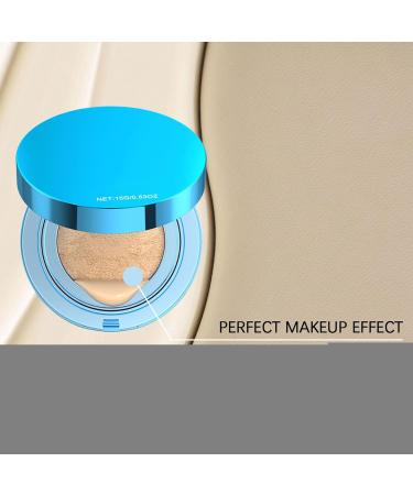Air Cushion Makeup - Sweat-Resistant Concealer Cushion for Girls - Long-Lasting Concealer Cream for Parties Beach Outdoors School and Business Travel - Buy Online on GoSupps.com