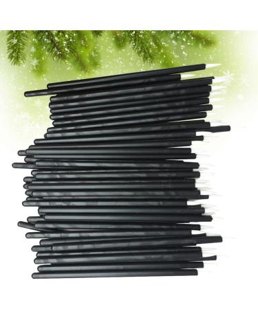 WOONEKY 100pcs Eyeliner Wand Makeup Brushes White Eye Liner Pencils Lip Scrubber Tool Makeup Gadgets Black 15cmX10cm Black - Buy Online on GoSupps.com
