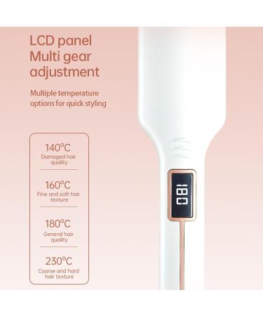 LCD Display Quick Heating Hair Straightener & Curler - Dual Use for Curly & Straight Hair Portable & Less Damage | Shop Internationally - Buy Online on GoSupps.com