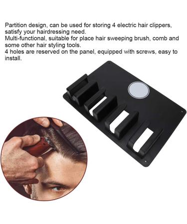 Partition Design Wall-Mounted Rack Hair Cutter Holder Storage Rack Brush Holder for Home Bathroom - Buy Online on GoSupps.com