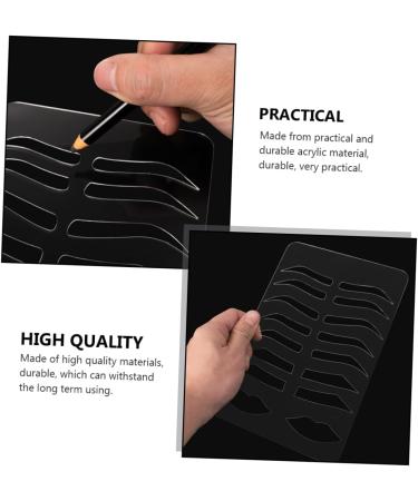 Balacoo 2pcs Tool Stencil Shaping Lip Shape Practical Women for Template Drawing Draw Practice Board Shaper 1 count (Pack of 1) Transparentx2pcs - Buy Online on GoSupps.com