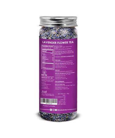 Lavender Flower Tea - 1.05 Oz (30 Cups) | Soothing Lavandula Tea | Vegan, GMO-Free, Caffeine-Free | Recycled Food Grade Pet Jar | 1.05 Ounce Jar - Buy Online on GoSupps.com