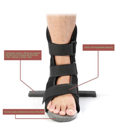 Hard Plantar Fasciitis Night Splint | Adjustable Orthopedic Sleeping Boot for Achilles Pain Relief (S - Buy Online on GoSupps.com