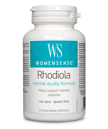 WomenSense Rhodiola 500mg Extract 60 vegetarian capsules Supports Mental Stamina