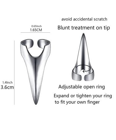 Silver Hair Selecting Ring & Steel Pin Rat Tail Combs Set with Magnetic Wrist Tool - Salon Braiding & Curling Kit - Buy Online on GoSupps.com