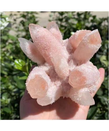 Room Decoration Natural Beautiful Pink Crystal Cluster Stone Natural Crystal Cluster (Size : 350-400g) - Buy Online on GoSupps.com