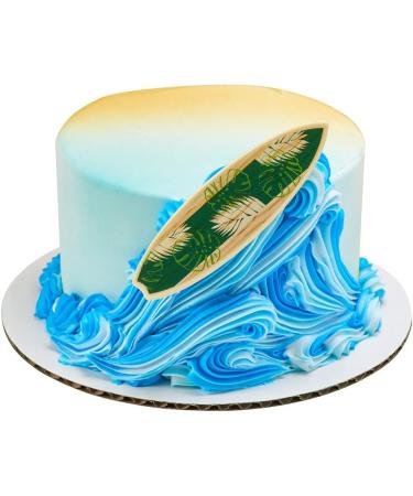 CakeDrake SURFBOARD Surf Board Beach LUAU Tropical 4 pieces Cake PARTY Decoration TOPPER - Buy Online on GoSupps.com
