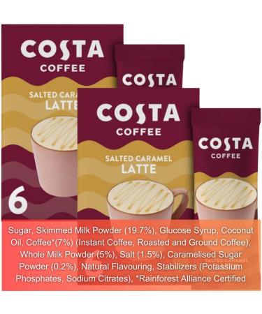 FEZ KEKE VEGETARIAN COSTA COFFEE MIX - 6 PACKS (2x Salted Caramel 2x Creamy Cappucino 2x Millionaires Mocha) - Buy Online on GoSupps.com