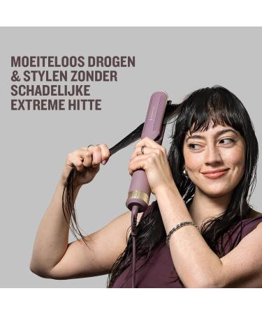 Remington Airvive AS8930 2in1 hot air brush for wet and dry cleaning with ionic technology microconditioner LED display and curved antifrizz coating - Buy Online on GoSupps.com