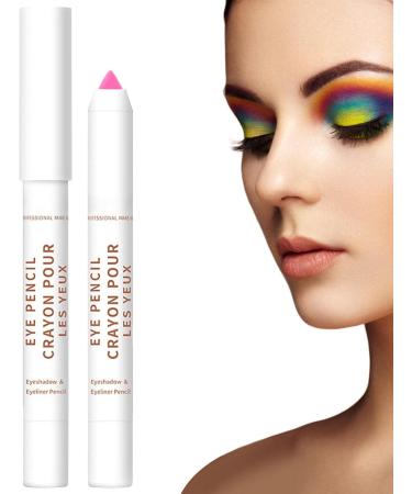 Cream Eyeshadow Stick | Soft Creamy Matte Shimmer Eye Shadow Pencil Crayon Eye Brightener Highlighter Eyeliner Crayon Make Up Set 20 Colors Smudge-Proof Transfer-Proof A10 - Buy Online on GoSupps.com