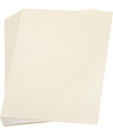 110lb Yellow Ivory Cardstock Paper Pack - Double Sided for Crafts & Scrapbooking - 100 Sheets 8.5x11 - Buy Online on GoSupps.com