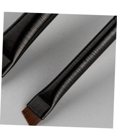 Healeved 9 Sets Women Eyeliner Brush Wood Makeup Tool Multi Function Eyebrow Brush Black - Buy Online on GoSupps.com
