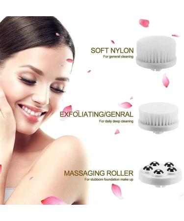 Corsehild Facial Cleansing Brush - Electric Spin Facial Brush with 3 Different Brush Heads for Deep Cleansing Exfoliating Removing Blackhead and Massaging Waterproof - Buy Online on GoSupps.com