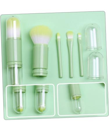 Angoily 3 Sets Telescopic Makeup Brush Girls Suit Makeup Loose Powder Brush Travel Kit for Women Dresser Tool Eyeshadow Brush Green Suits Eyebrow Eye Shadow Brush Artificial Fiber Portable - Buy Online on GoSupps.com