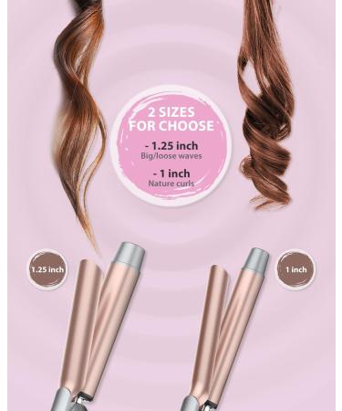 Dual Voltage Ceramic Curling Wand 1 1/4 Inch Barrel - Perfect for Long-Lasting Curls on All Hair Types - Buy Online on GoSupps.com