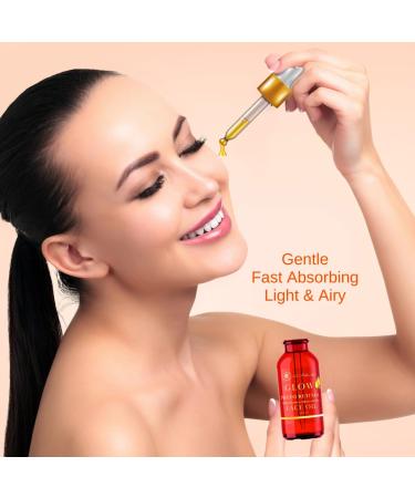 Glow Phyto Retinol Face Oil | Anti-Aging Serum & Collagen Boosting Moisturizer for Men & Women | Dark Spot Remover & Skin Tightening - Buy Online on GoSupps.com