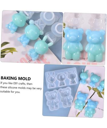 Zerodeko 2pcs Doll Silicone Mold Silicone Molds Easter Cake Baking Mold 3D DIY Baking Mold Animal Accessories - Buy Online on GoSupps.com