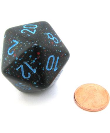Jumbo d20 Counter - Speckled 34mm Dice Blue Stars | Unique Gaming Accessory - Buy Online on GoSupps.com