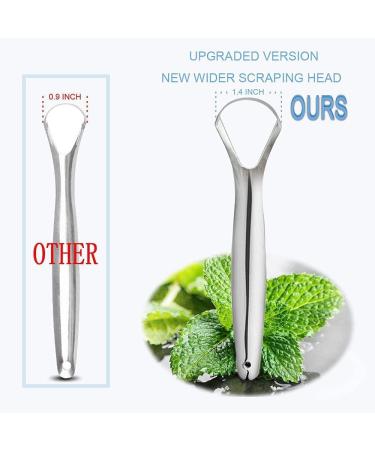 Buy Gyyjw Tongue Scraper - Improved Stainless Steel Tongue Cleaner with Portable Storage Box | Best for Oral Hygiene | Ships Internationally - Buy Online on GoSupps.com