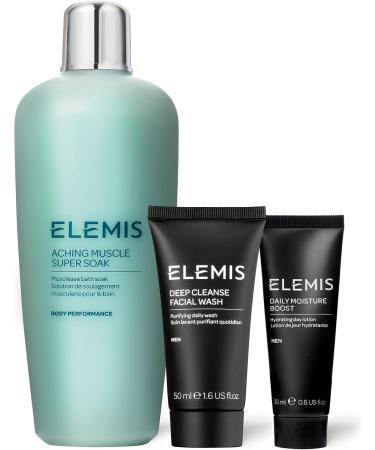 Elemis Men's Wellness Grooming Christmas Collection - Luxury Bath & Skincare Bundle - Buy Online on GoSupps.com