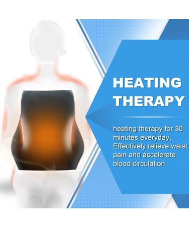 Heated Lumbar Support Pillow 12V Heating Lumbar Pad for Pain Relief for Back Neck and Shoulders Heating Pad for Car Office with Time Setting and Different Heating Level (12V) - Buy Online on GoSupps.com