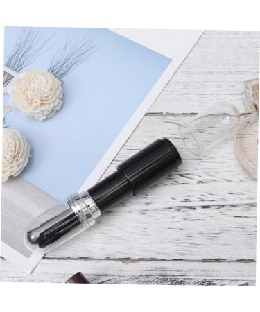 Mikinona 4-in-1 Retractable Double Ended Makeup Brush Set - Portable Black Makeup Brush for Travel & Easy Application - Buy Online on GoSupps.com