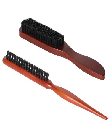shockassist 2 hair brushes with boar bristles soft natural bristles large and small hair and beard styling for all hair types - Buy Online on GoSupps.com