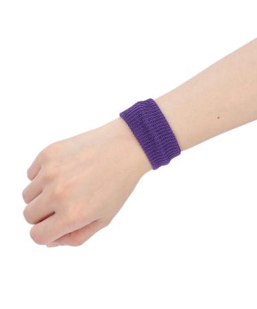 ANGGREK Nausea Relief Wristband 2PCS Children Adult Travel Motion Sickness Acupressure Wrist Band Anti Nausea Wristbands Anti Motion Sickness Bracelet(Purple)
